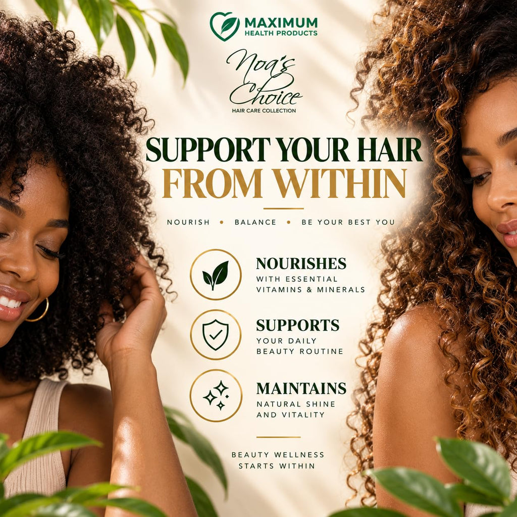 Maximum Slim Noa's Choice Organic Ayurvedic Hair Growth Vitamin - 60 Capsules - image 8