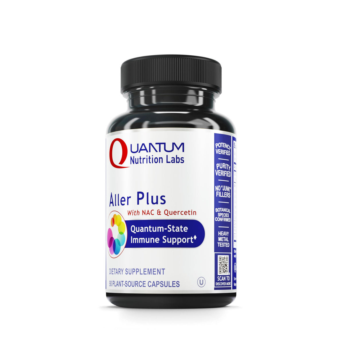 Quantum Nutrition Labs Aller Plus Immune Support - 90 Vegetarian Capsules