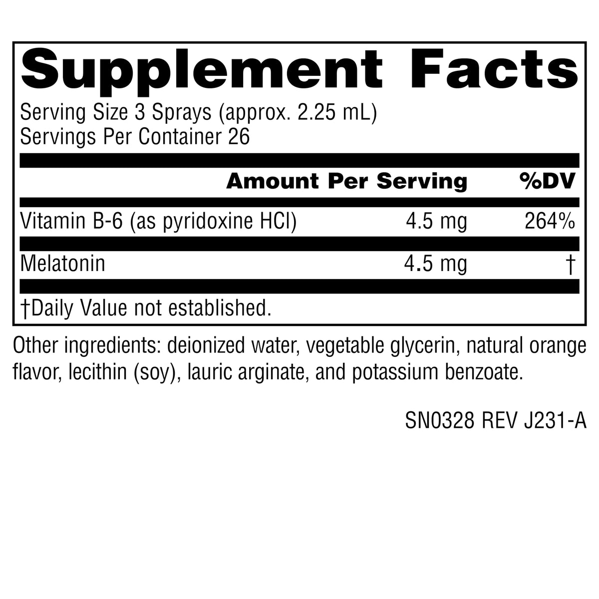 Source Naturals Sleep Science Melatonin NutraSpray 1.5 mg - 2 fl oz - image 2