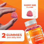 Vitamatic Magnesium Citrate Gummies 600mg per Serving - 60 Vegan