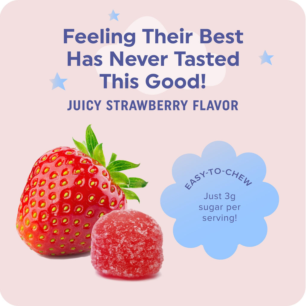 MAV NUTRITION Magnesium Calming Gummies for Children, Strawberry - 60 Count - image 5
