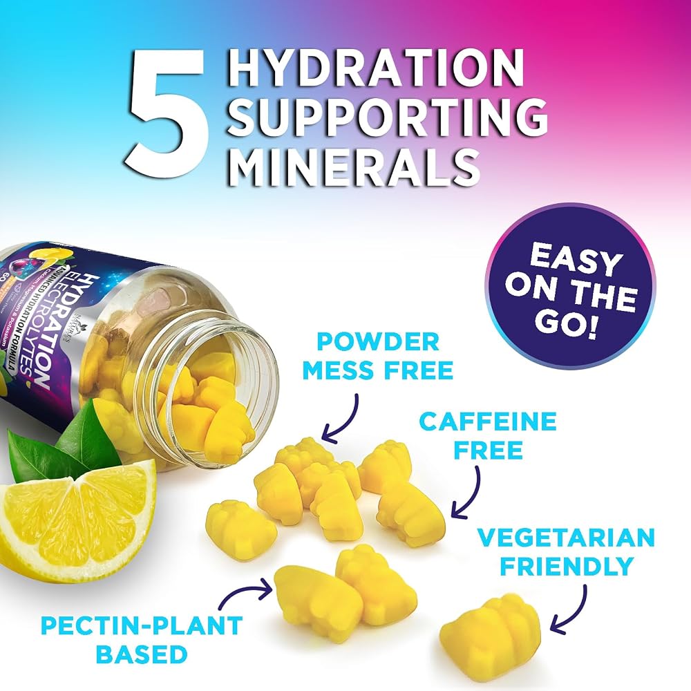 Nature's Nutrition Hydration Electrolyte Gummies - Daily Liquid