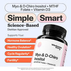 Wholesome Story Myo-Inositol & D-Chiro Inositol Capsules - 360 Count - image 3