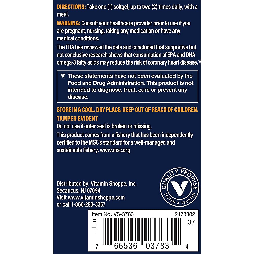 Vthrive Premium Wild Alaskan Fish Oil with Vitamin D3 - 120 Softgels - image 3