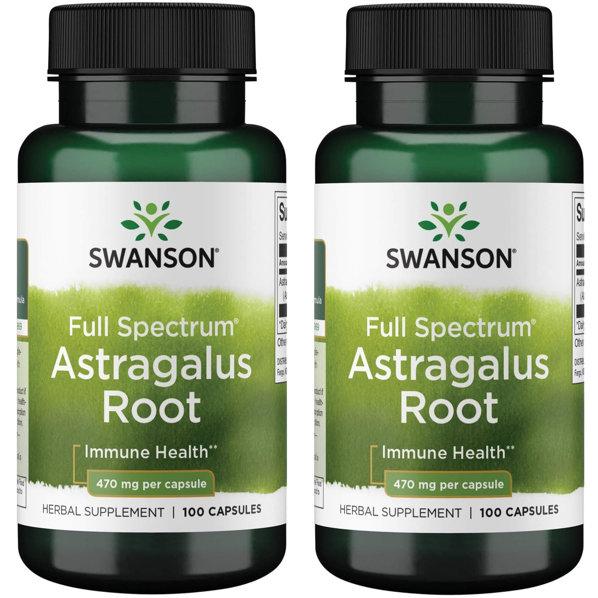 Swanson Astragalus Root Immune Support 470 mg - 200 Capsules
