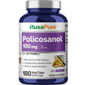 NusaPure Policosanol 100mg Vegan - 180 Vegetarian Capsules