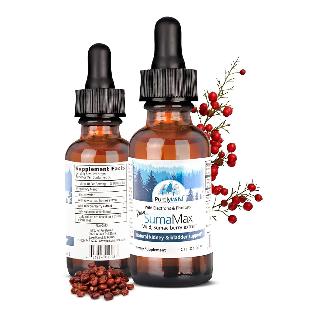 PURELY WILD Sumamax Wild Sumac & Cranberry Concentrate - 2 fl oz