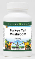 Terravita Turkey Tail Mushroom - 450 mg (100 Capsules, ZIN: 521827)