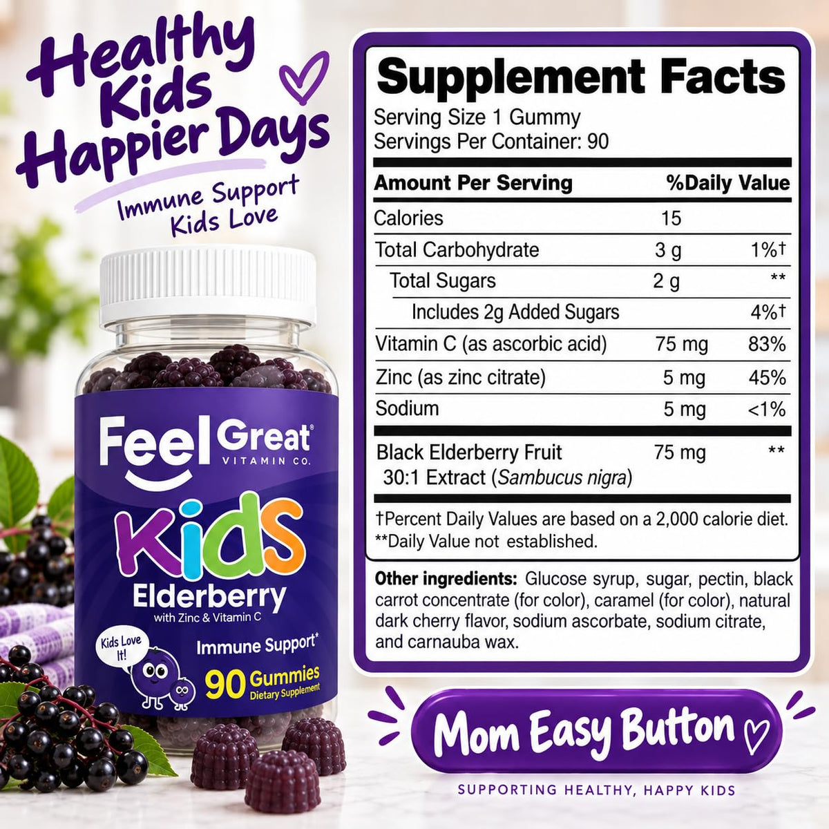 The Feel Great Vitamin Company Feel Great Vitamin Co. Elderberry