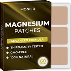 MONIER Magnesium Patches - 100% Natural - 60 Count