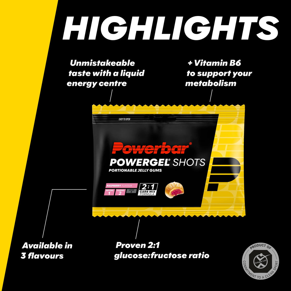 Powerbar Powergel Shots Raspberry Energy Chews - 24 Count - image 5