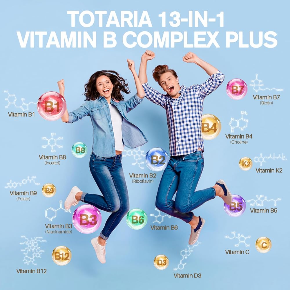 Totaria 13-in-1 Vitamin B Complex Plus with Vitamin B1