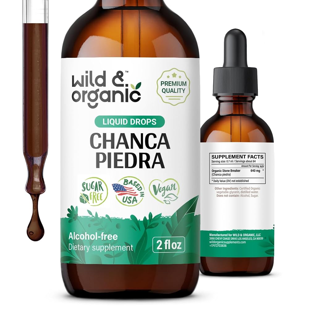 Wild & Organic Stone Breaker Chanca Piedra Liquid Extract - Kidney