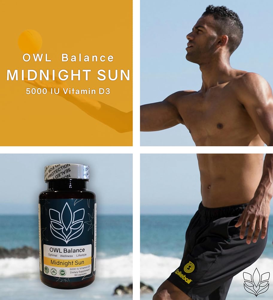 OWL Balance Midnight Sun D3 Vitamin D3 Supplement - 90 Capsules - image 3