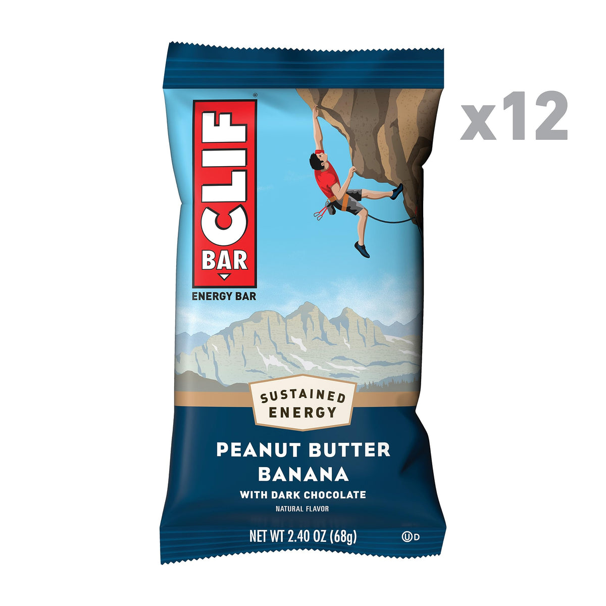 CLIF Bar Peanut Butter Banana Dark Chocolate Energy Bar - 12 Pack - image 3
