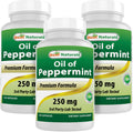 Best Naturals Peppermint Oil 250 mg - 360 Capsules