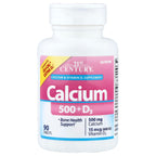 21st Century Calcium 500 + D3 Bone Health Support - 90 Tablets