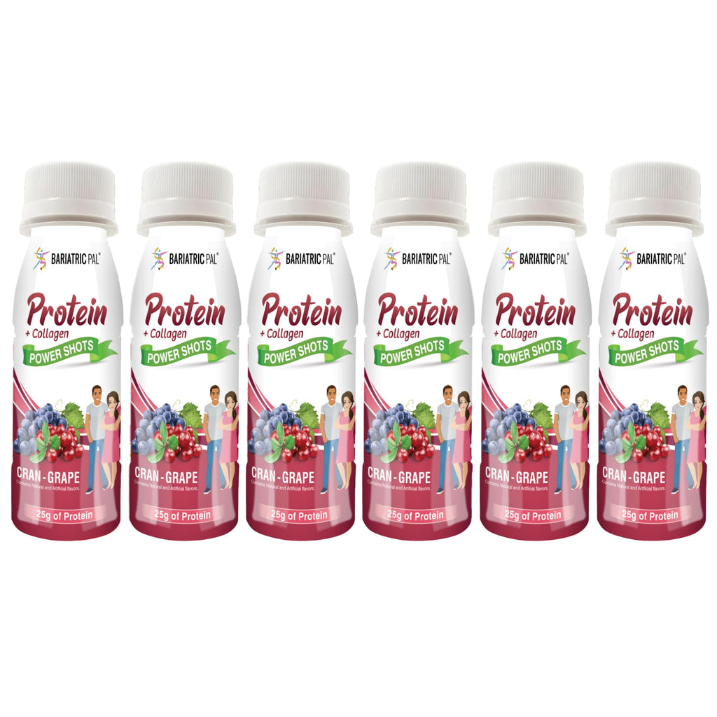 BariatricPal Whey Protein & Collagen Power Shots 25g - 6 Bottles