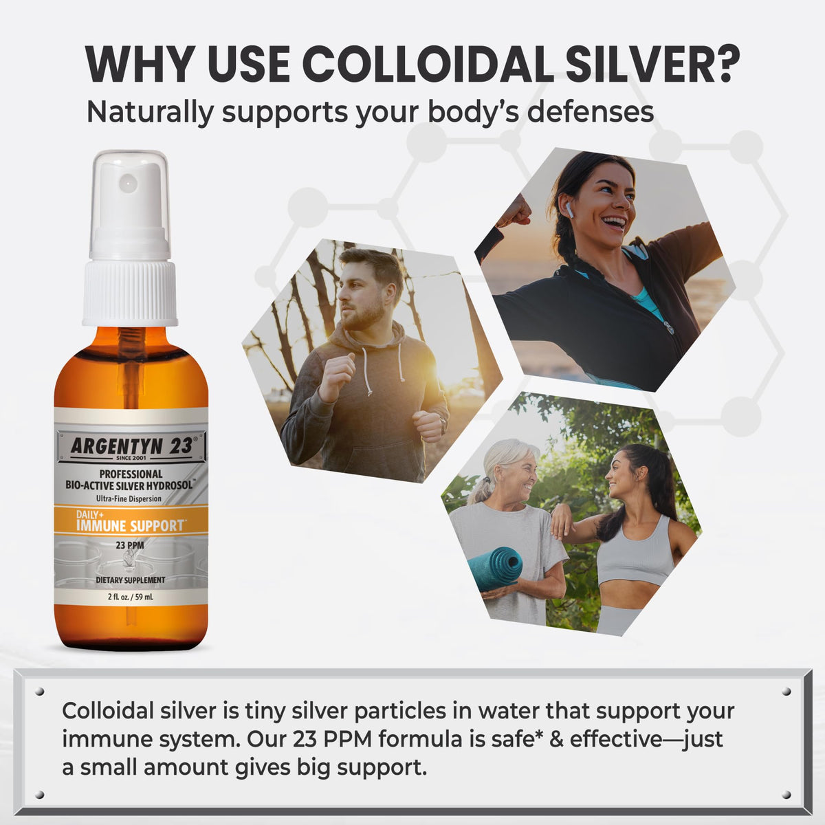 Argentyn 23 Professional Colloidal Silver Immune Support - 2 fl oz - image 4