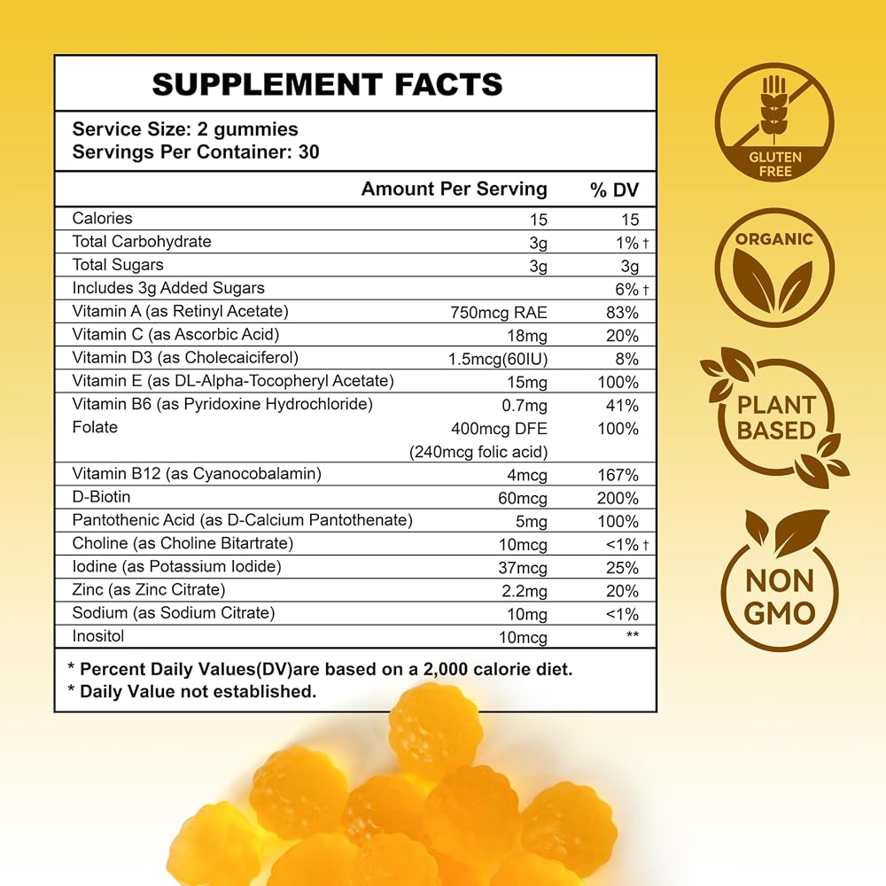 Aromlife Fibro Inositol Gummies with Folate & B Vitamins - 60 Gummies - image 6