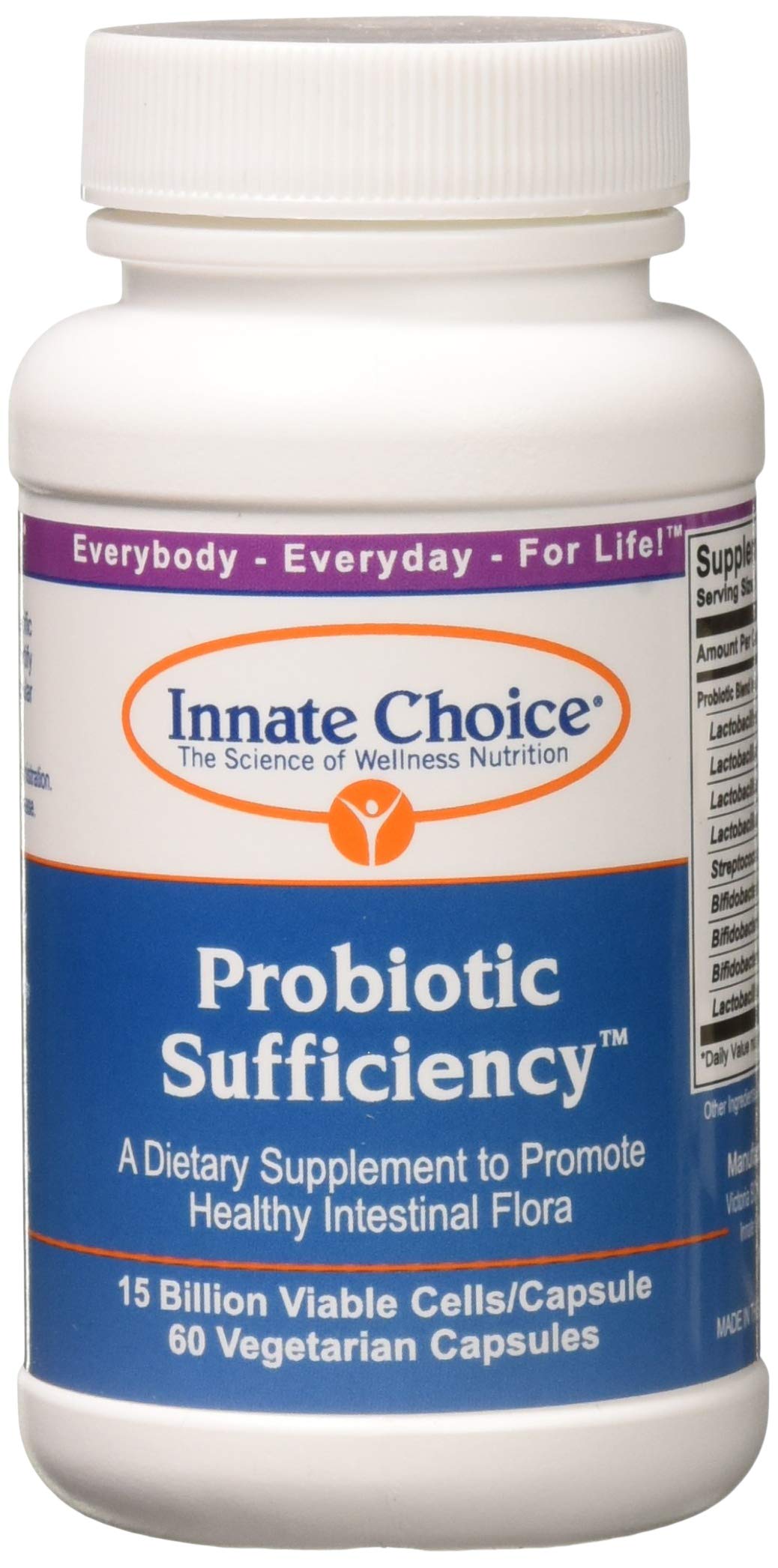 Innate Choice Probiotic Sufficiency - 60 Vegetarian Capsules
