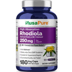 NusaPure Rhodiola Rosea 250mg - 180 Vegetarian Capsules
