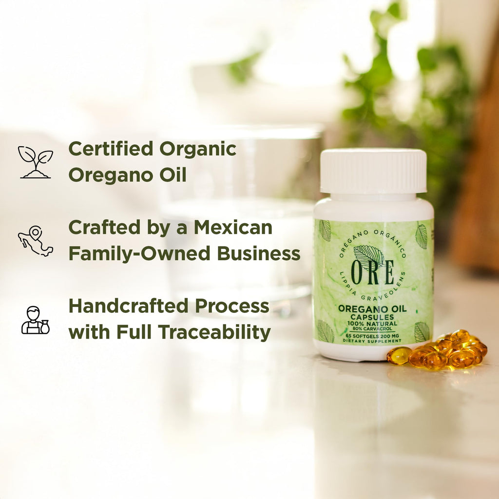 ORE Mexican Oregano Oil Softgels - 65 Softgels - image 10