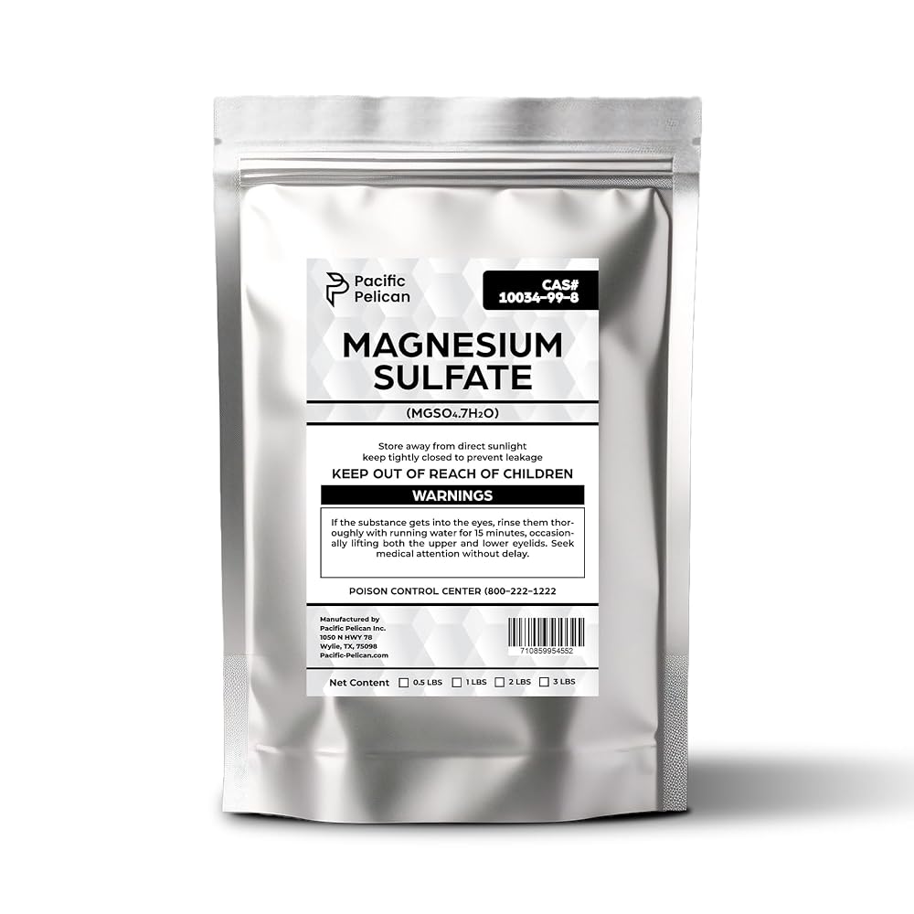 Pacific Pelican's Magnesium Sulfate (Epsom Salt) - Multi-Use: Plant