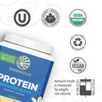 Sunwarrior Warrior Blend Plant-Based Protein Powder Vanilla - 15 Servings - image 3