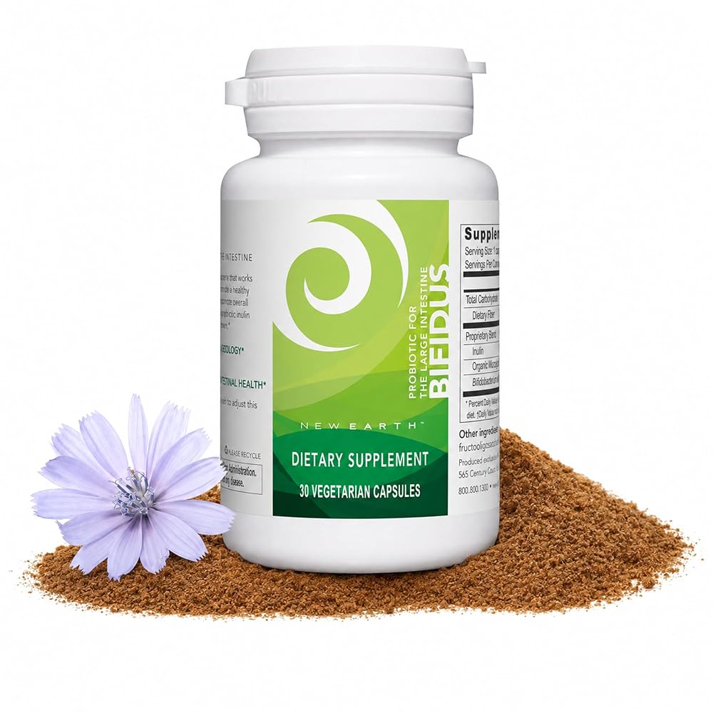 New Earth Bifidus Probiotic for Lower GI Support - 30 Capsules