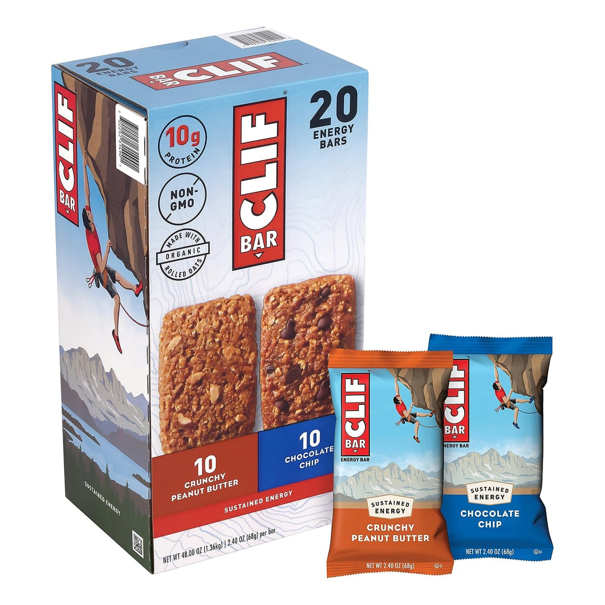 CLIF Variety Bar Energy Bars - 24 Count - image 2