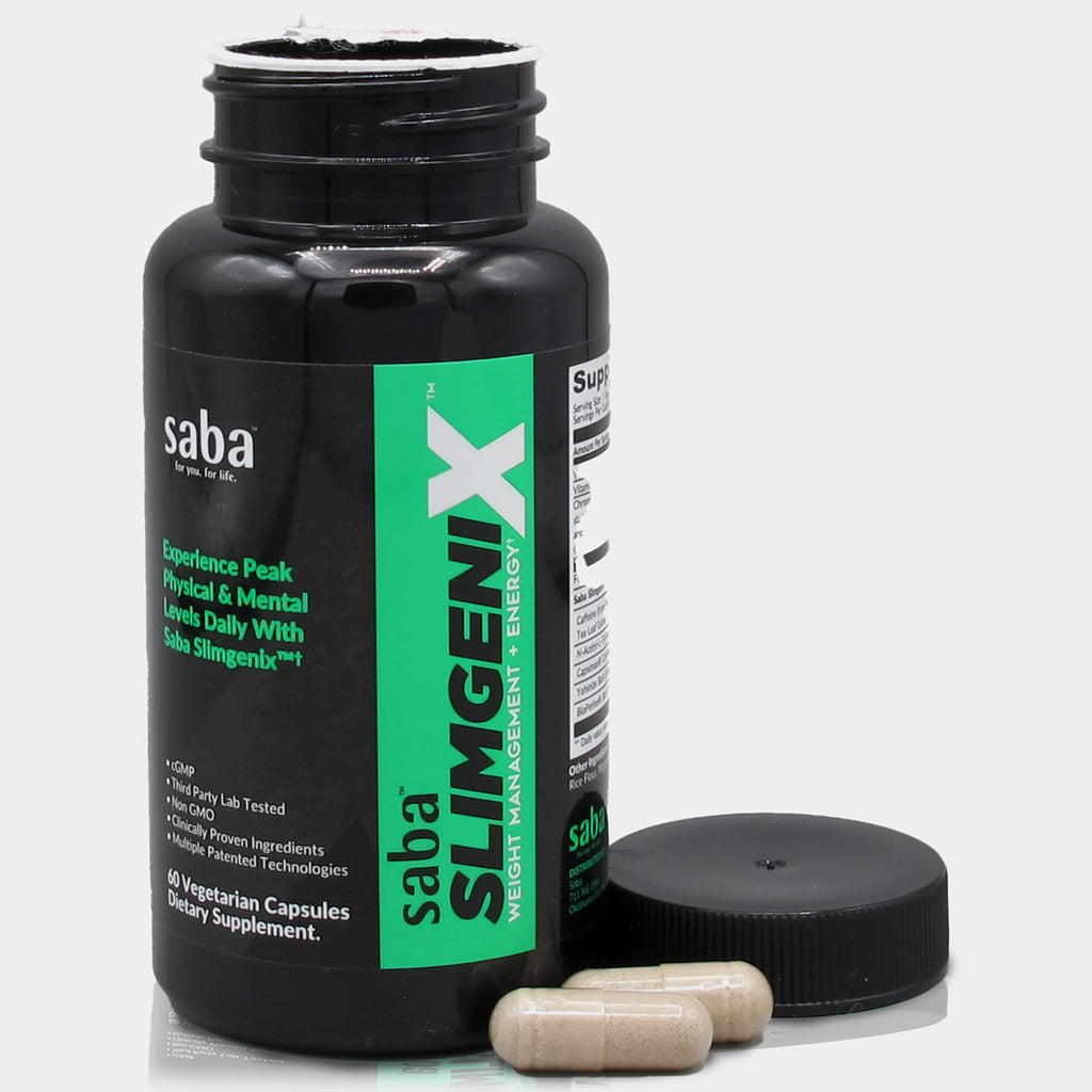 Saba SlimGenix Thermogenic Metabolism Capsules - 60 Count - image 2
