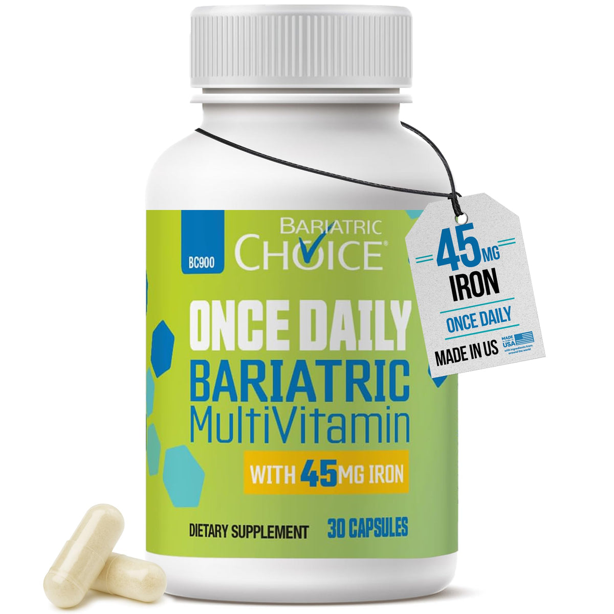 Bariatric Choice Bariatric Multivitamin with Iron 45mg