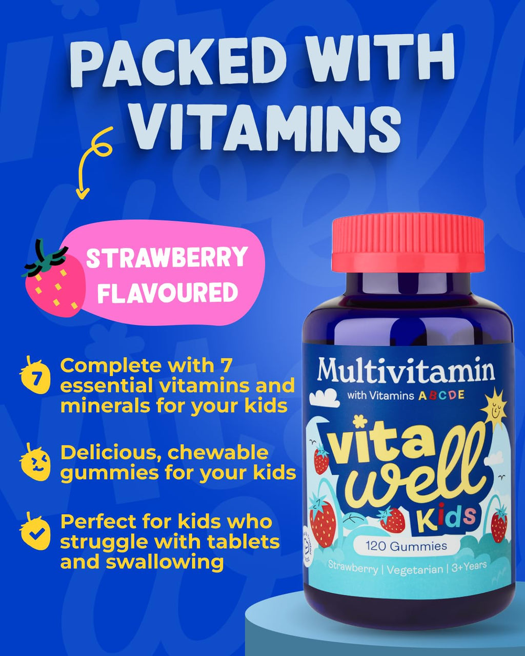 Vitawell HEZKUGU Kids Multivitamin Gummies - 120 Gummies - image 3