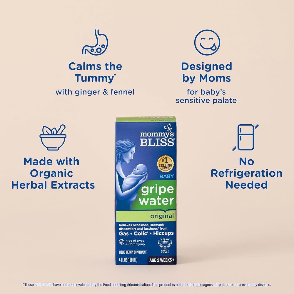 Mommy's Bliss Gripe Water Infant Gas & Colic Relief - 4 fl oz - image 3