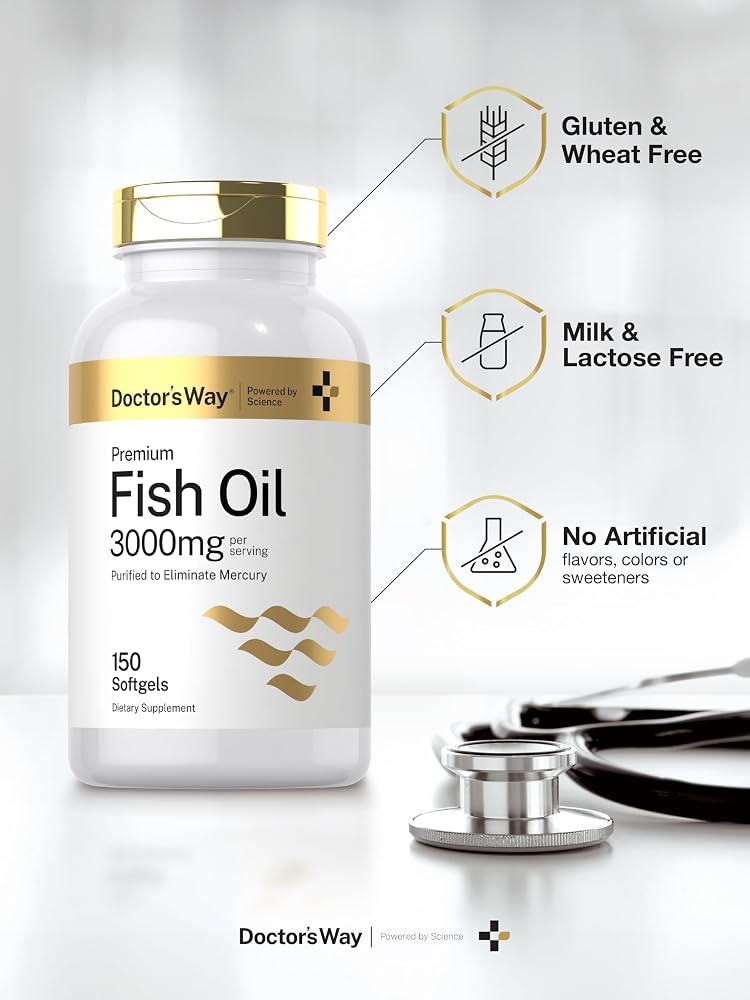 Doctor's Way Fish Oil 3000mg Omega-3 EPA DHA - 150 Softgels - image 5