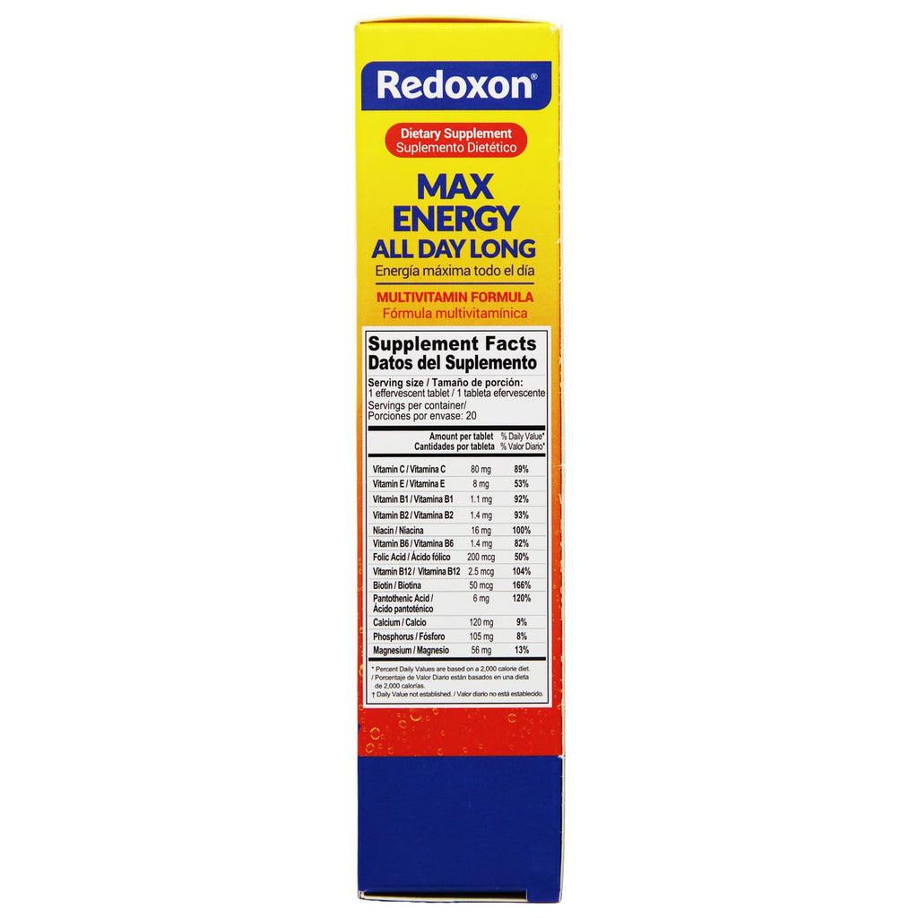 Redoxon Max Energy Multivitamin Immune Support - 20 Tablets - image 4