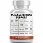 Clean Nutraceuticals Lions Mane 20in1 Mushroom Supplement - 60 Capsules - image 4