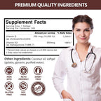 QVQ Vitamin D3 K2, 300 Softgels, Coconut Oil, Gluten-Free, Non-GMO