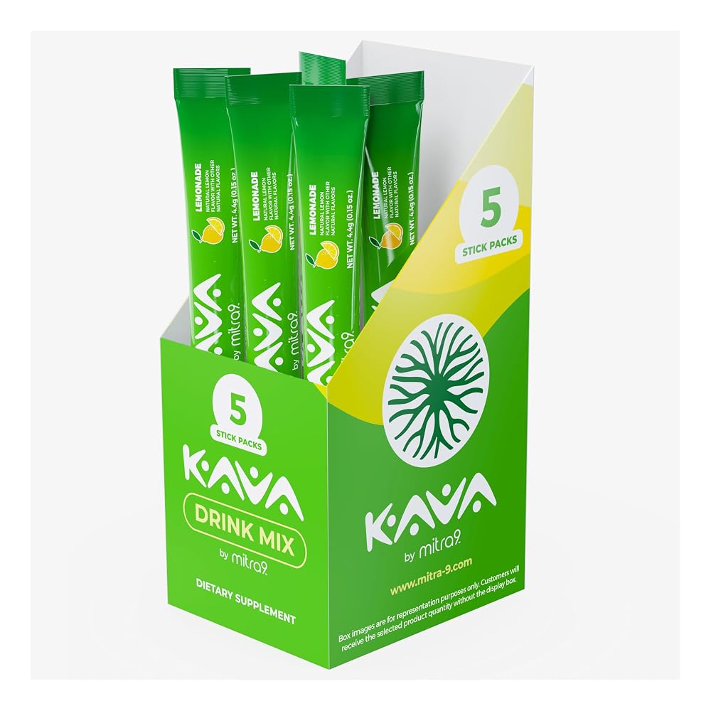 Mitra9 Kava Drink Mix Lemonade for Relaxation - 5 Stick Packs - image 2