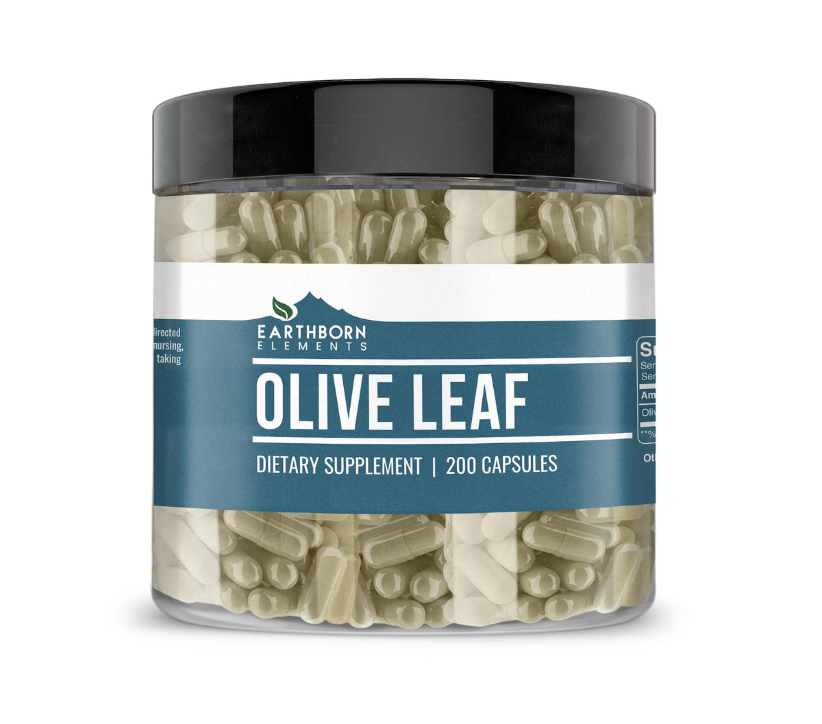 Earthborn Elements Olive Leaf Extract - 200 Capsules