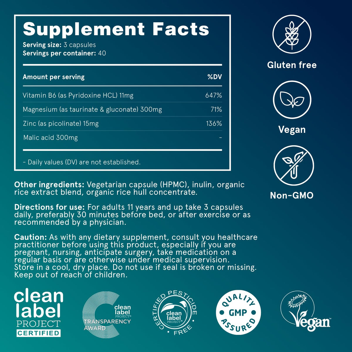 Puori M3 Magnesium Complex Supplement - 240 Vegan Capsules - image 8