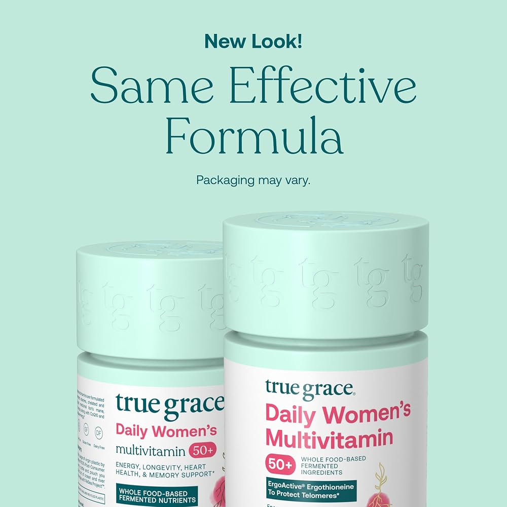 True Grace Daily Women’s Multivitamin 50+ - 60 Easy-to-Swallow