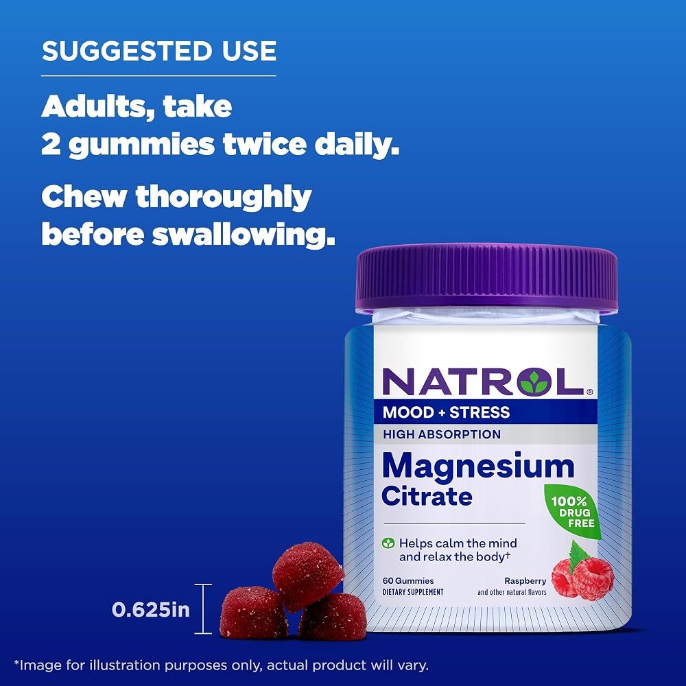 Natrol Magnesium Citrate Gummies for Mood and Stress - 60 Gummies - image 6