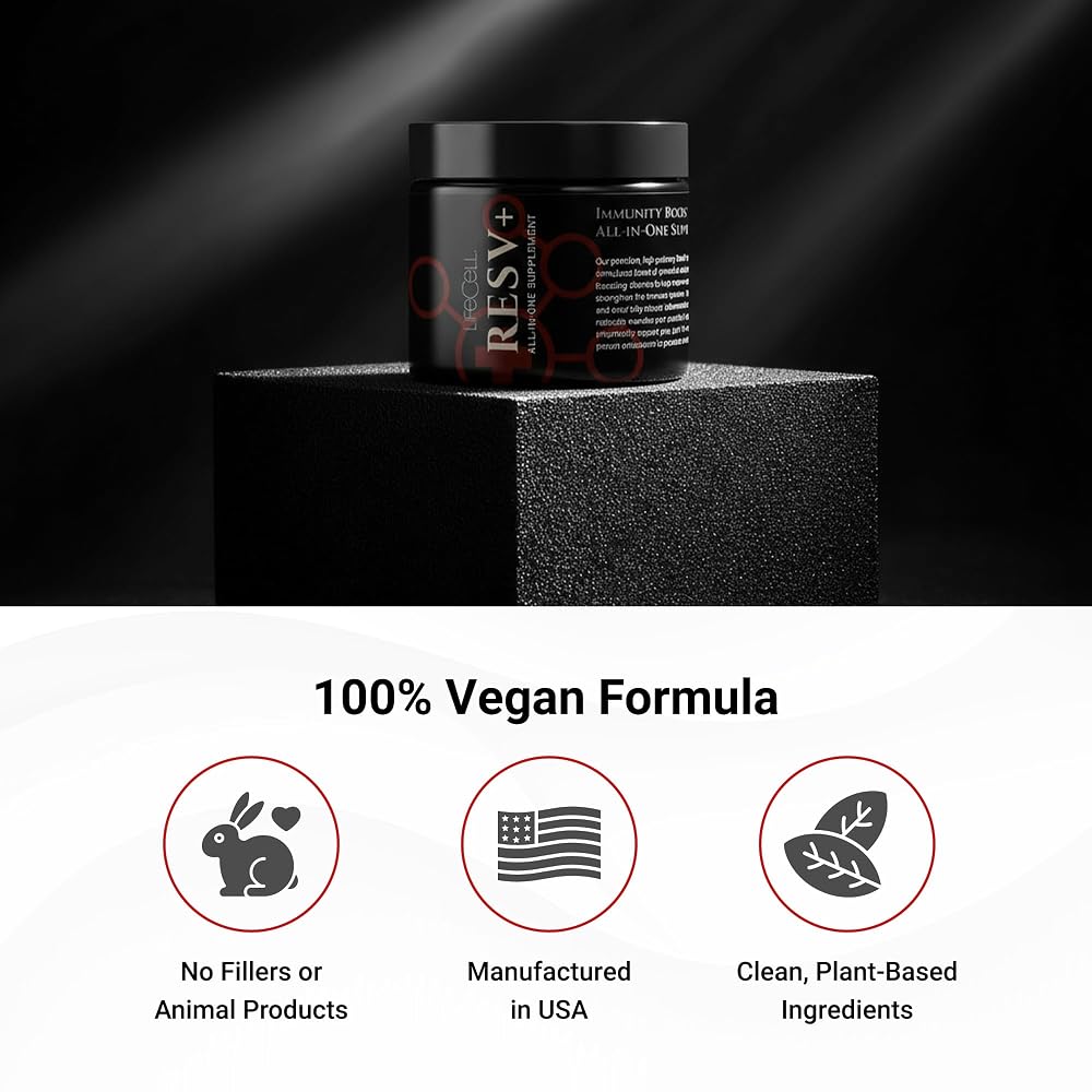 LifeCell ResV+ Immunity Supplement with Resveratrol - 60 Capsules - image 6