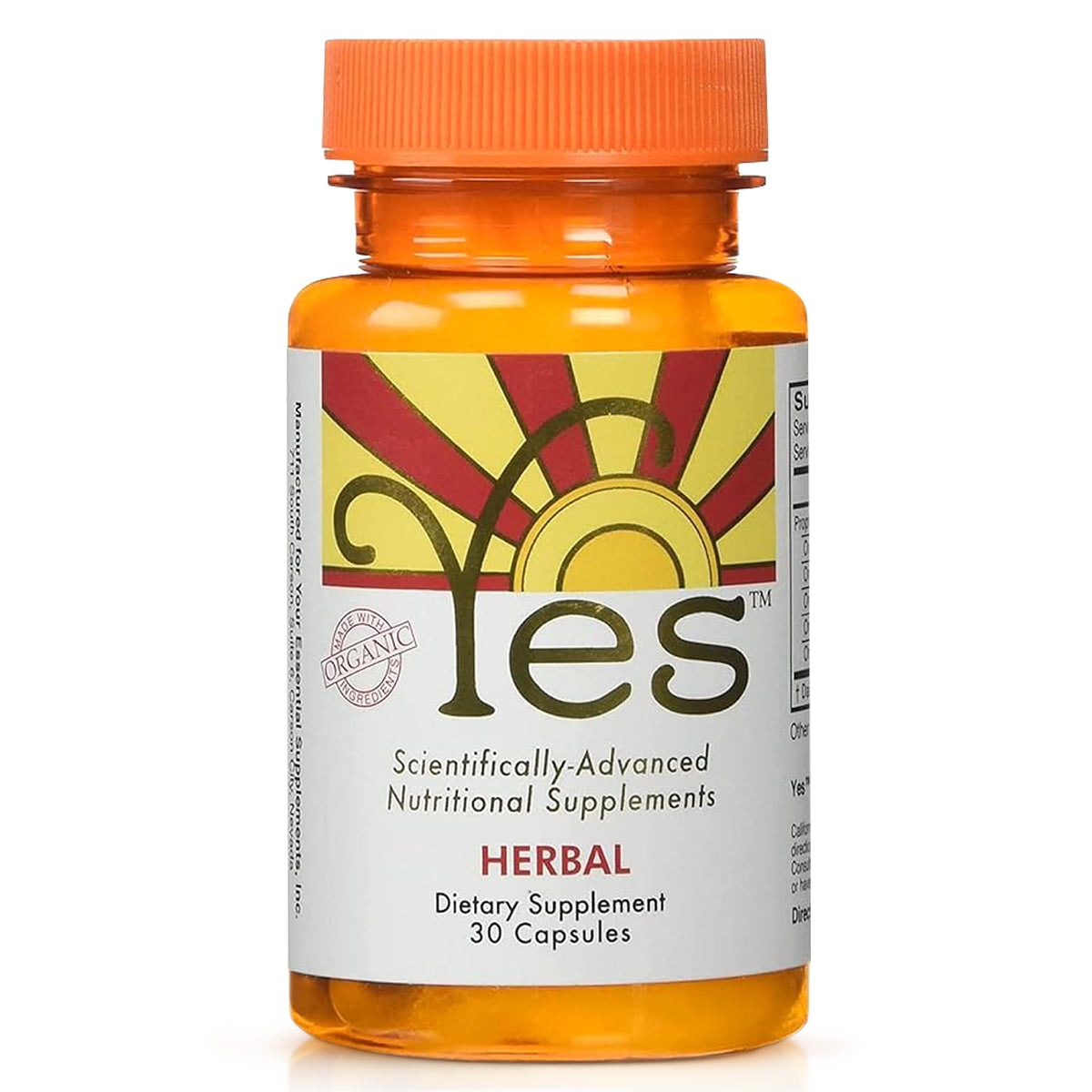 ULTIMATE EFAs YES Essiac Herb Blend Capsules Wildcrafted - 30 Capsules