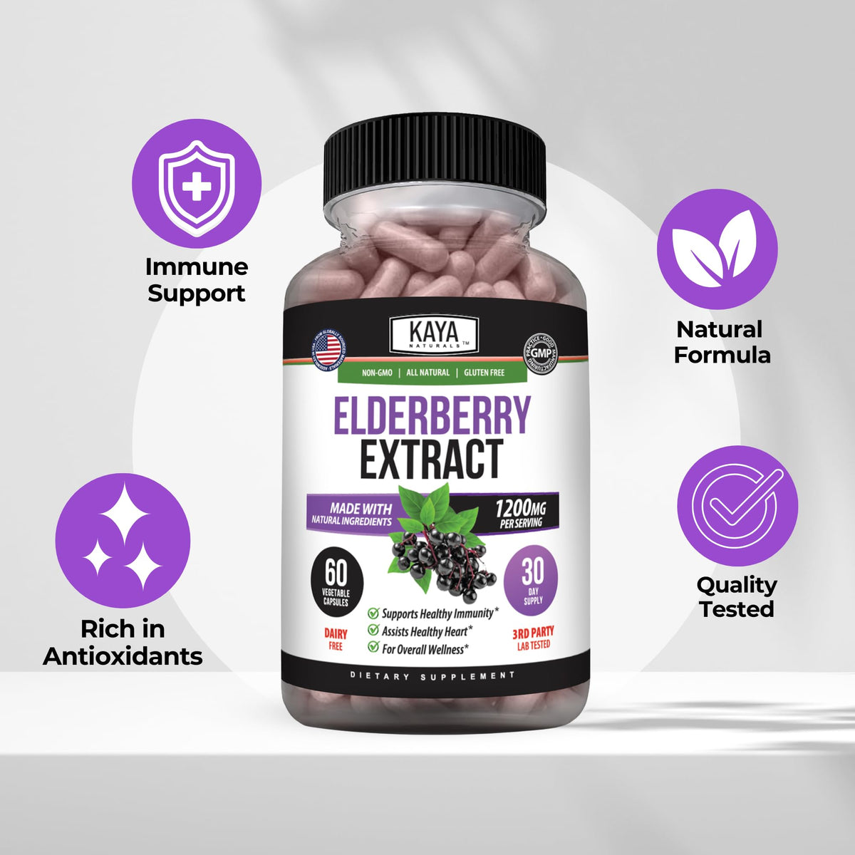 Kaya Naturals Elderberry Immune Support