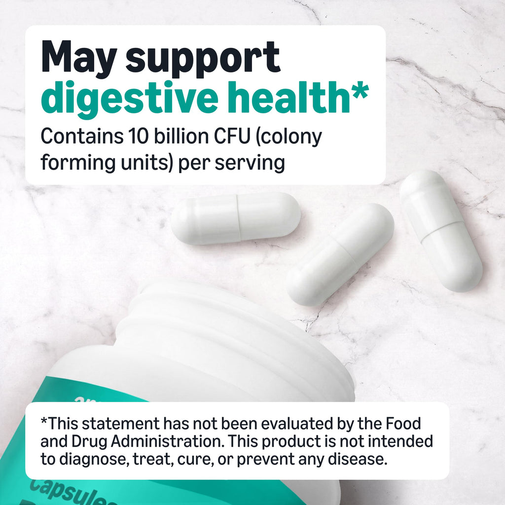 Amazon Basics Daily Probiotic 10 Billion CFU - 60 Capsules - image 3