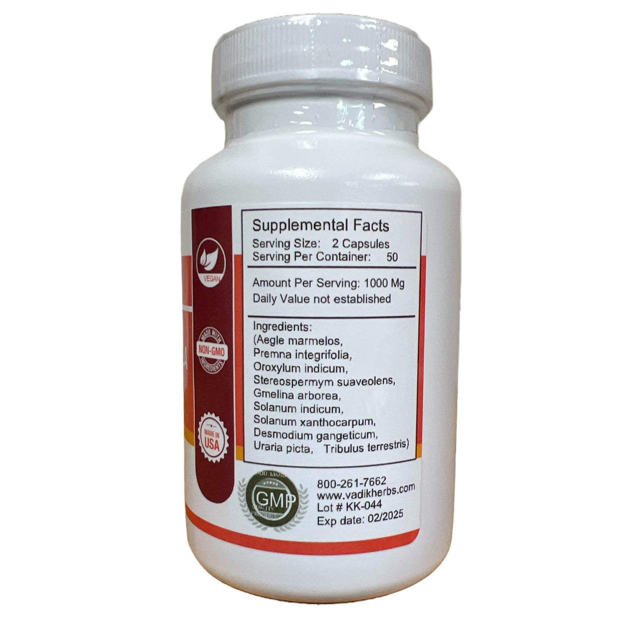 Vadik Herbs Dashmoola - 100 Vegetarian Capsules - image 2