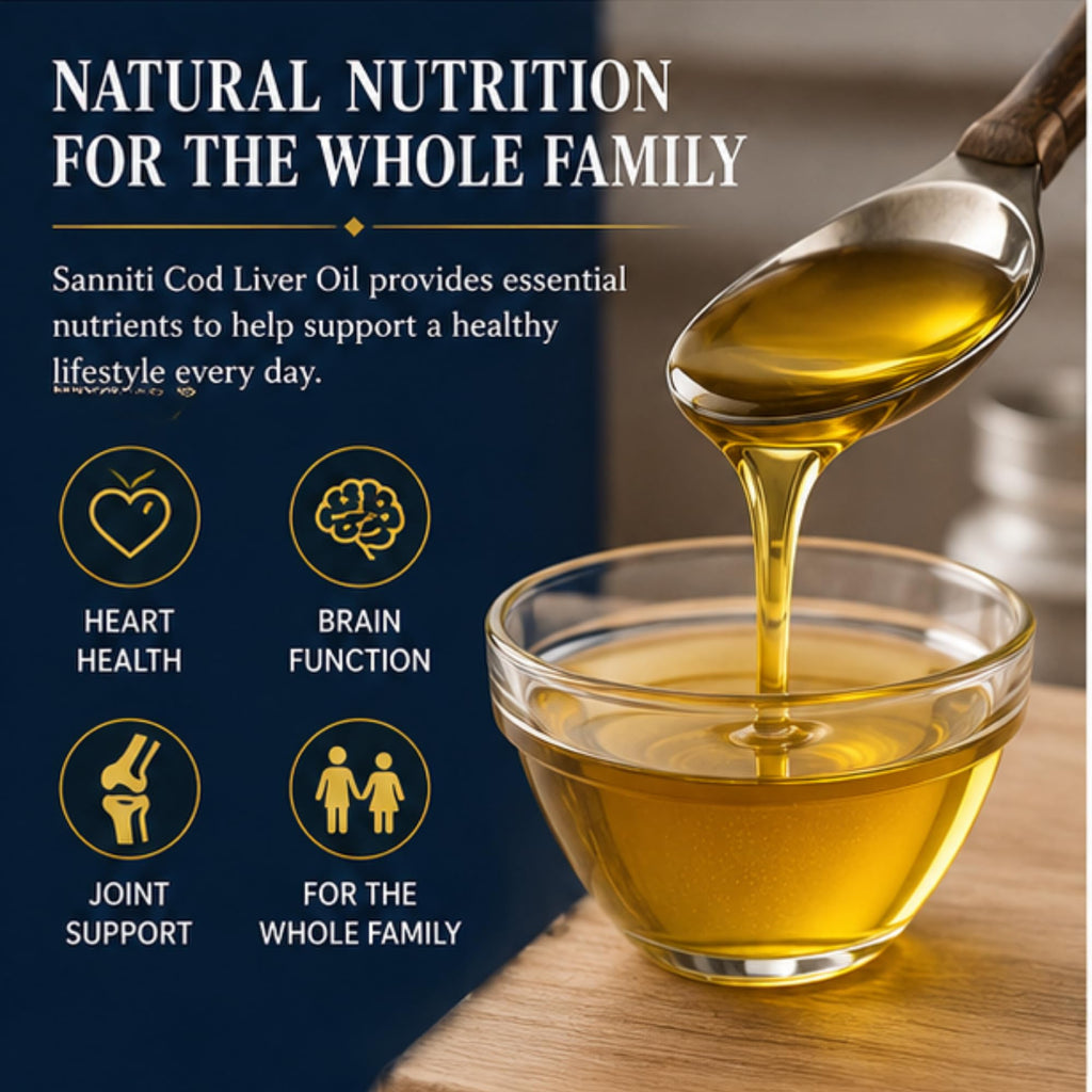 Sanniti 100% Natural Cod Liver Oil